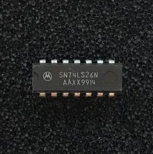 (PKG of 5) SN74LS26N Quad 2-Input NAND Buffer / Gate, PDIP-14, Motorola - Picture 1 of 6