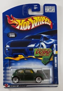 Hot Wheels Mini Copper, Green; 2003 Collector No. 200 - Picture 1 of 6