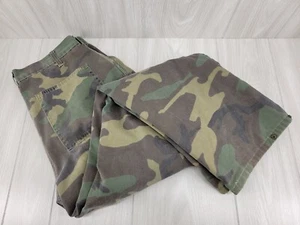 Vintage Duxbak Green Woodland Camo Thinsulate Lined Hunting Pants Adult 33x31 - Picture 1 of 10