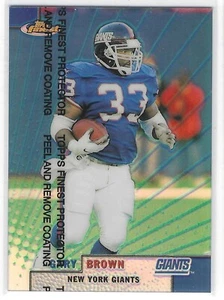 1999 Topps Finest - Refractor - GARY BROWN #77 - New York Giants - Picture 1 of 2