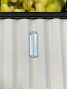 10.65Ct Natural Aquamarine Emerald Shape Cut Loose Gemstone - Picture 1 of 7