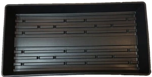 1020 bandejas de cultivo de invernadero - sin orificios de drenaje - transporte plano de jardín - 100 unidades - Imagen 1 de 5