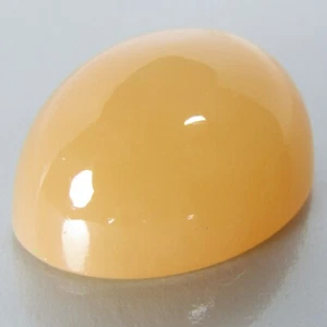 42.00Cts Natural Earth Mined Peach Orange Moonstone Cabochon 25X18mm - Picture 1 of 4