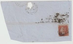 1855 ? STÜCK 1d STERN RRR =965= ZIFFERN & DOPPELBOGEN ALDERNEY CDS KANALINSELN - Bild 1 von 2