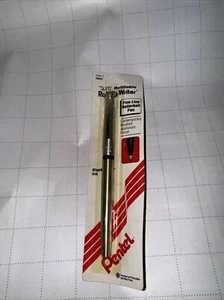 PENTEL R3 Slim Rolling Writer Rollerball Pen Anodized Aluminum Japan VINTAGE NEW - Picture 1 of 13