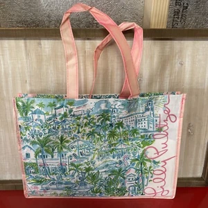 Lilly Pulitzer wiederverwendbare Einkaufstasche 15” x 11” x 7”. - Bild 1 von 8
