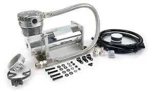 VIAIR 420C Chrome Truck Mount Air Compressor for Train Horns - 12 Volt, 28 Amps - Picture 1 of 1
