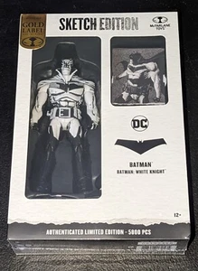 DC Batman White Knight Sketch Edition Gold Label Action Figure Sealed - Picture 1 of 4
