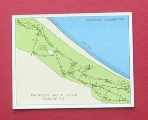 CIGARETTE CARD BY PLAYERS CHAMPIONSHIP GOLF COURSES CARD 9 - Picture 1 of 2