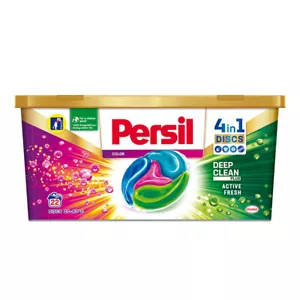 PERSIL DISCS COLOR Deep Clean Laundry Detergent Washing Machine 22 Capsules - Picture 1 of 8