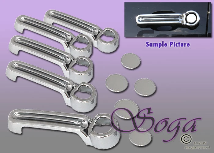 ХРОМИРОВАННЫЕ ЗАДНИЕ КРЫШКИ ДЛЯ ДВЕРНЫХ РУЧЕК JEEP WRANGLER FREEDOM DODGE NITRO 10 ШТ КОМБО! - Изображение 1 из 1