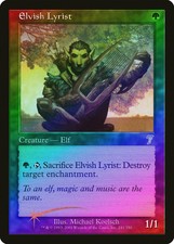Elvish Lyrist FOIL 7th Edition PLD Green Uncommon MAGIC MTG CARD ABUGames