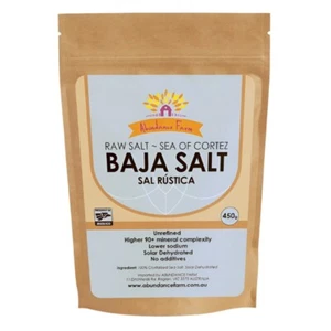 Baja Gold Sea Salt - Coarse - 450g - Raw Salt - Picture 1 of 4