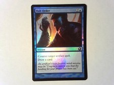 Foil Halt Order	 Scars of Mirrodin - Magic the Gathering Mtg - Blue