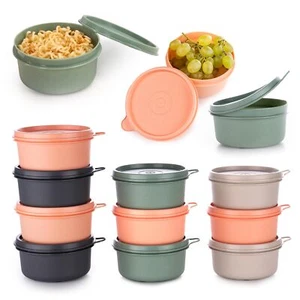 9 Oz Small Round Food Storage Containers With Lids Set Of 10 Airtight Leakproof - Picture 1 of 9