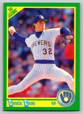 1990  Score #108 Chuck Crim Milwaukee Brewers Baseball