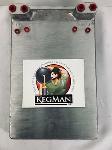 Zwei Bier Jockey Box Kühlplatte.  Keine Beschläge - Bild 1 von 4