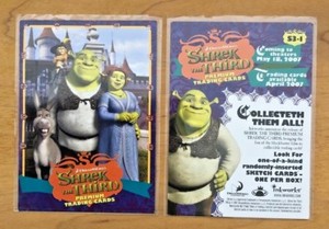 2007 Comic Images Shrek The Third Promo Card  S3-1