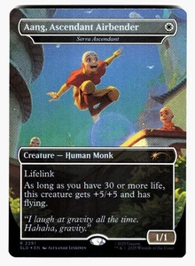Aang, Ascendant Airbender #2291 (NM) (Rainbow Foil) Secret Lair Avatar SLD MTG - Picture 1 of 1