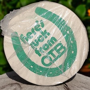 Pack NOS "Here's Luck From OTB" Horseshoe Drink Coasters - Picture 1 of 5