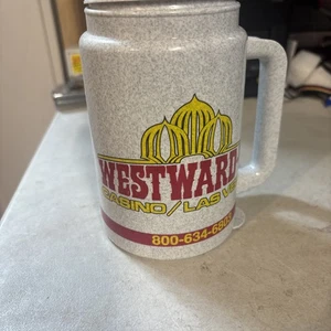 VINTAGE WESTWARD-HO LAS VEGAS CASINO PREFERRED CUSTOMER COFFEE MUG CUP LNC - Picture 1 of 5