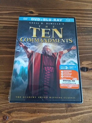 The Ten Commandments –  A DVD + Blu-Ray Boxed Set - Cecil B. Demille's Classic  - Image 1 of 4