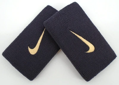 Nike Tennis Premier Doublewide Wristbands Adult Gridiron/Celestial Gold - Изображение 1 из 3
