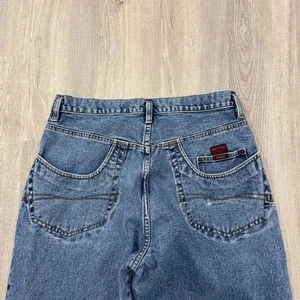 Jeans vintage Pepe uomo 34 (adatto 34x34) blu 1993 skater larghi anni 90 tasche grandi - Foto 1 di 12