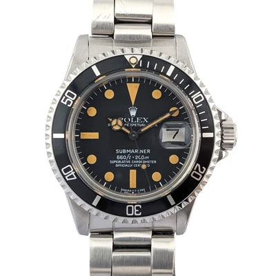 Rolex 1680 Vintage Submariner Date 40mm 1974 Foto 1 de 4