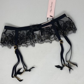 Agent Provocateur Lindie Black Suspender AP1 Extra Small NWT $225