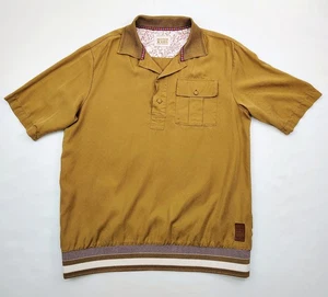 Scotch and Soda Amsterdam Retro Style Poloshirt Herren M hellbraun kurzarm Freizeit - Bild 1 von 7