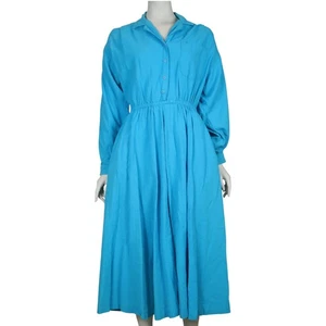 Vintage Panhandle Slim Western Kleid Prärie Tasche Türkis 80er USA Damen 12 - Bild 1 von 14