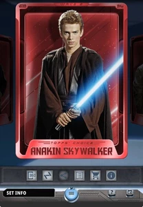 Topps Star Wars Card Trader 2025 Topps' Choice S2 Red Rare - Anakin Skywalker - Bild 1 von 1