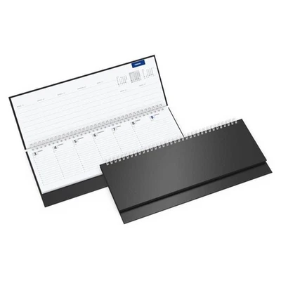 tischkalender quer 2026, 1 Woche -2 Seiten 31.0 x 13.5 cm festes hardcover - Bild 1 von 4