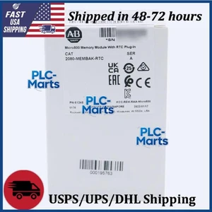 New Allen Bradley 2080-MEMBAK-RTC In Stock Memory Plug In Module 2080MEMBAKRTC - Picture 1 of 2