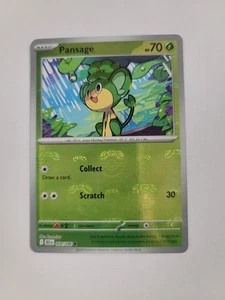 Pansage (Master Ball Pattern) 004/086 Sv: Black Bolt Holo - Picture 1 of 2