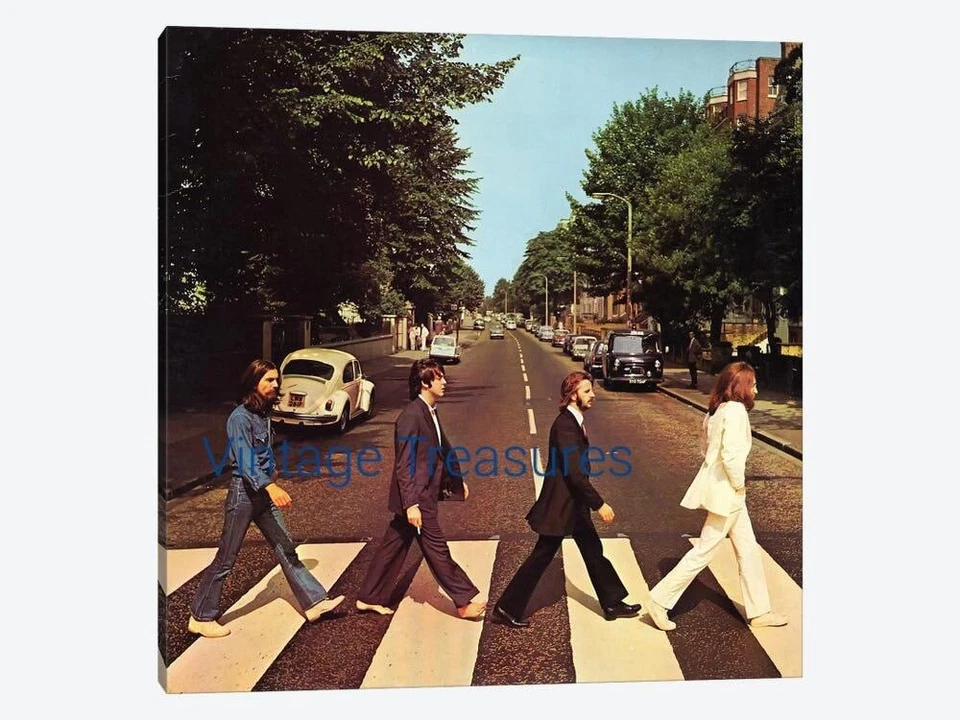 The Beatles Abbey Road Album Cover Photo Print Poster John Paul George Ringo - Image 1 of 1