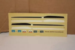 AMT 1974 Barracuda Snapfast Plus Waterslide Decals, 1:25, New Sheet - Picture 1 of 1