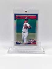 Royce Lewis 2018 Panini USA RARE #/49 RAINBOW FOIL "Longevity" Rookie Card (RC)