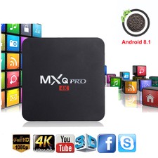 Hot MXQ PRO Quad Core Android 8.1 Smart TV Box 1+8GB HDMI WIFI 4K Media Streamer