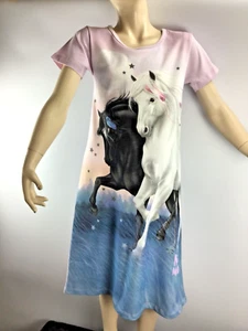 Miss Melody,Pferd,Nachthemd,Sleepshirt,Kind,Mädchen,116,128,140,152,kurz,lila - Bild 1 von 10