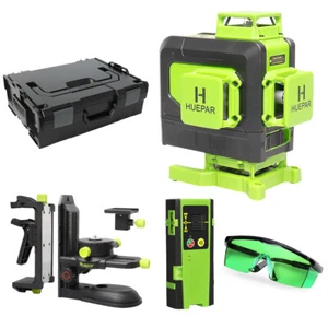 Huepar 904DG Set mit Empfänger LR6 Wandhalterung Brille Sortimo in L-BOXX 136 - Bild 1 von 22
