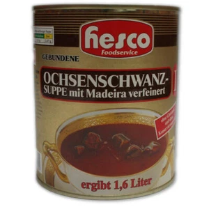 Hesco gebundene Ochsenschwanzsuppe Konzentrat extra viel Fleisch 850ml - Bild 1 von 1