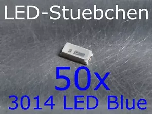 50x 3014 LED azul - Imagen 1 de 1