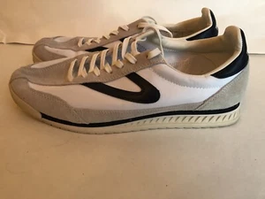 TRETORN Women's Rawlins Retro Sneaker Shoes ~ White/Navy ~ 10M - Picture 1 of 6