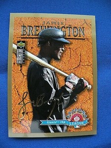 1993 Collectors Choice Baseball Gold Signature Jamie Brewington Giants card #660