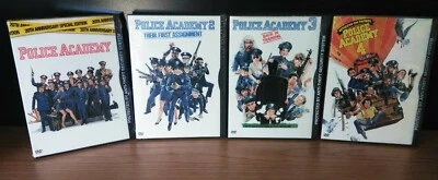 Police Academy 1- 4 (DVD, 1984 - 1987) - Image 1 of 4