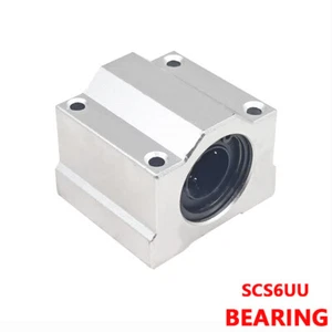 SC6UU LINEAR MOTION 6MM SHAFT SLIDING BEARING BLOCK 6MM BORE SCS6UU FAST - Picture 1 of 7