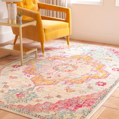 Alfombra SAFAVIEH Crystal CRS501B azul claro/fucsia Foto 1 de 4