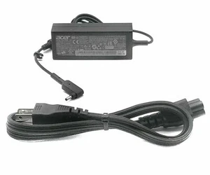 Genuine Acer 45W AC Power Adapter A13-045N2A 19V 2.37A Laptop Charger 3.0mm - Picture 1 of 7